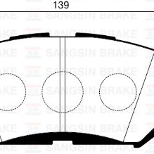 FREN BALATASI ÖN COROLLA 07- BENZİNLİ/AURIS 07- BENZİNLİ