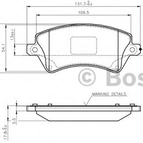 FREN BALATASI ÖN COROLLA ZZE121 02-06 VVT