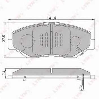 FREN BALATASI ÖN HONDA CRV 03-06