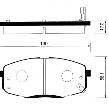 FREN BALATASI ÖN İ30 1,4-1,6-2,0 07-11/KIA CEED-CERATO 10-