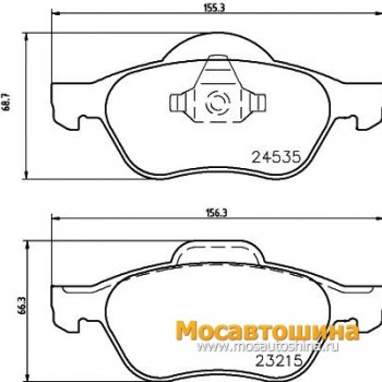 FREN BALATASI ÖN MEGAN2 06-/LAGUNA2 08-/CLIO3 2,0 16V/ASTRA-H (SACLI)