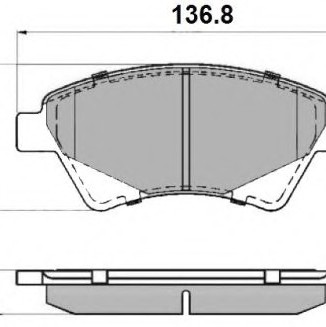 FREN BALATASI ÖN MEGAN2 EM -06 1,5-1,6-2,0/SCENIC 03-/KANGO 01-