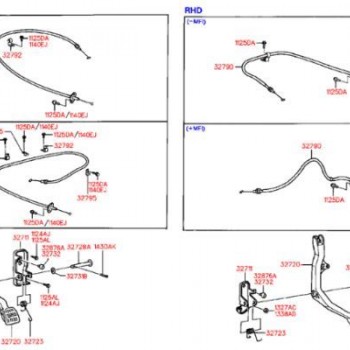 GAZ TELİ ACCENT 1,3 95-00